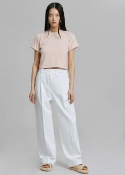 The Frankie Shop Murray Denim Pants - Off White