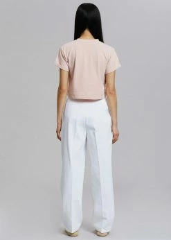 The Frankie Shop Murray Denim Pants - Off White