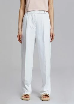 The Frankie Shop Murray Denim Pants - Off White