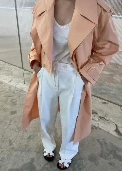 The Frankie Shop Murray Denim Pants - Off White