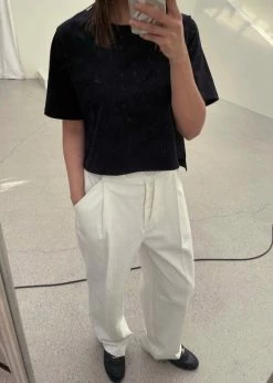 The Frankie Shop Murray Denim Pants - Off White