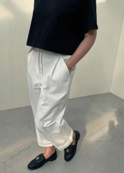 The Frankie Shop Murray Denim Pants - Off White