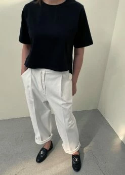 The Frankie Shop Murray Denim Pants - Off White