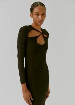 Musier Paris Elvire Dress - Black CLOTHING