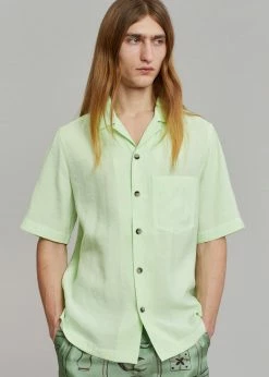 Nanushka Bodil Shirt - Jade