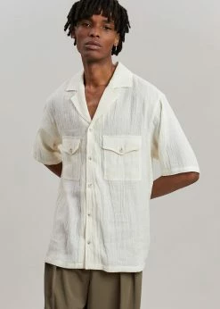 Nanushka Denis Shirt - Creme