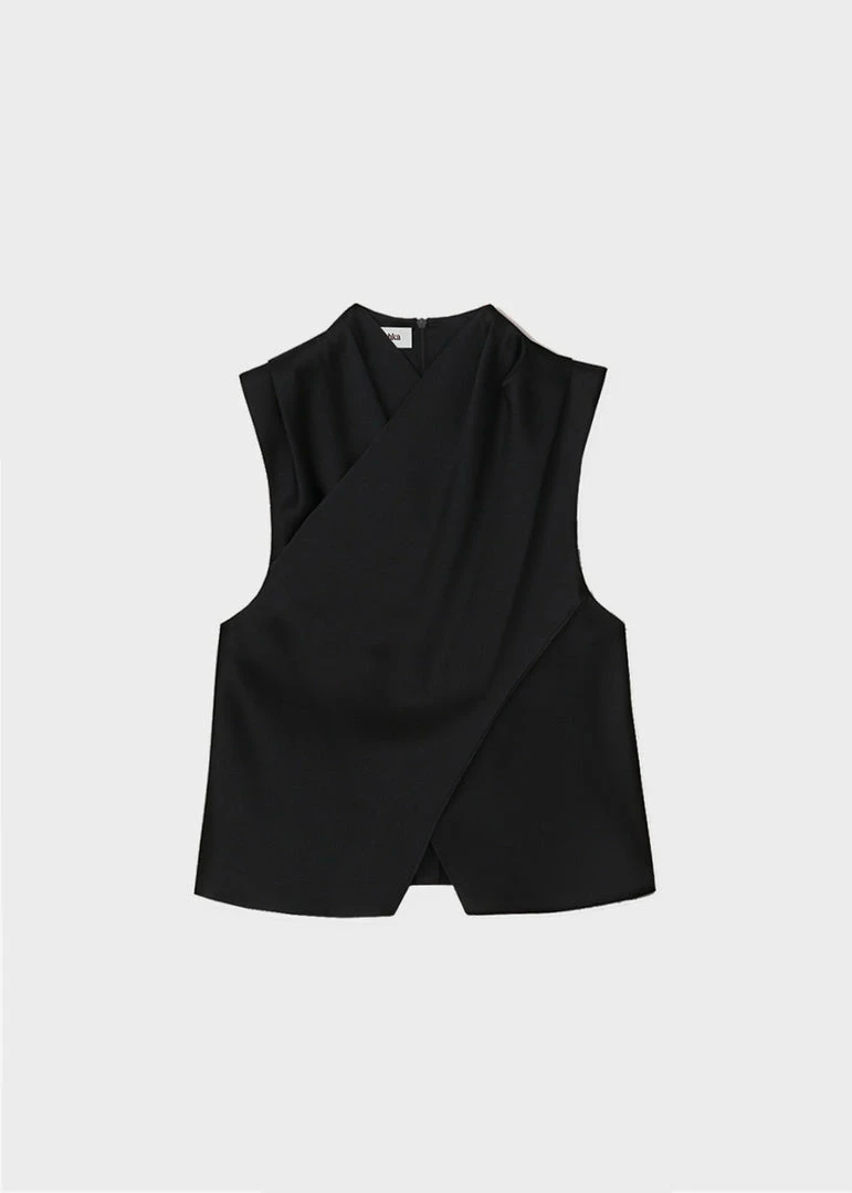 New π CLOTHING Nanushka Difya Sleeveless Top - Black β 7 CLOTHING Nanushka Difya Sleeveless Top - Black