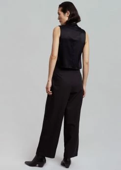 New π CLOTHING Nanushka Difya Sleeveless Top - Black β 12 CLOTHING Nanushka Difya Sleeveless Top - Black