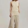 Nanushka Leela Knit Vest - Beige