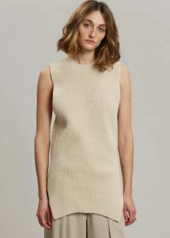 Nanushka Leela Knit Vest - Beige