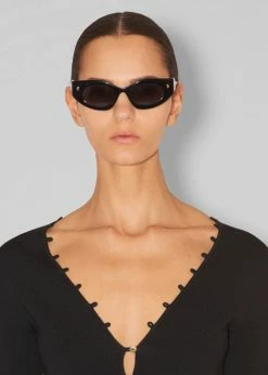 Nanushka Leonie Bio Plastic Sunglasses - Black ACCESSORIES