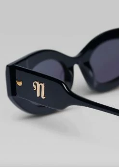 Nanushka Leonie Bio Plastic Sunglasses - Black ACCESSORIES
