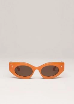 Nanushka Leonie Bio Plastic Sunglasses - Orange