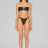 CLOTHING Nanushka Mahy Round Front Wire Bandeau - Black