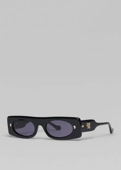 Nanushka Ruthie Bio Plastic Sunglasses - Black ACCESSORIES