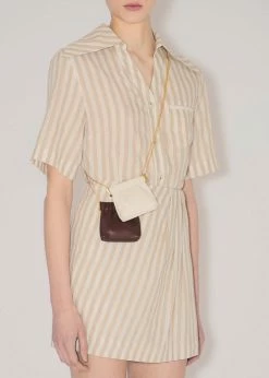 Nanushka The Bar Purse - Dark Brown