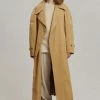 The Frankie Shop Nea Trench Coat - Beige CLOTHING