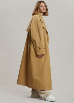 The Frankie Shop Nea Trench Coat - Beige CLOTHING