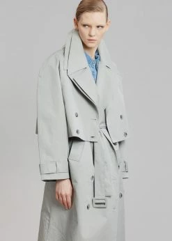 Cheap π The Frankie Shop CLOTHING Nexine Short Jacket - Grey π€© 19 The Frankie Shop CLOTHING Nexine Short Jacket - Grey