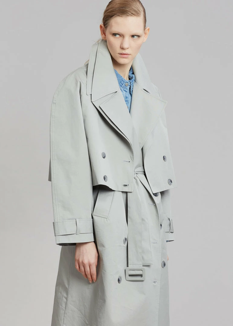 Cheap π The Frankie Shop CLOTHING Nexine Short Jacket - Grey π€© 8 The Frankie Shop CLOTHING Nexine Short Jacket - Grey