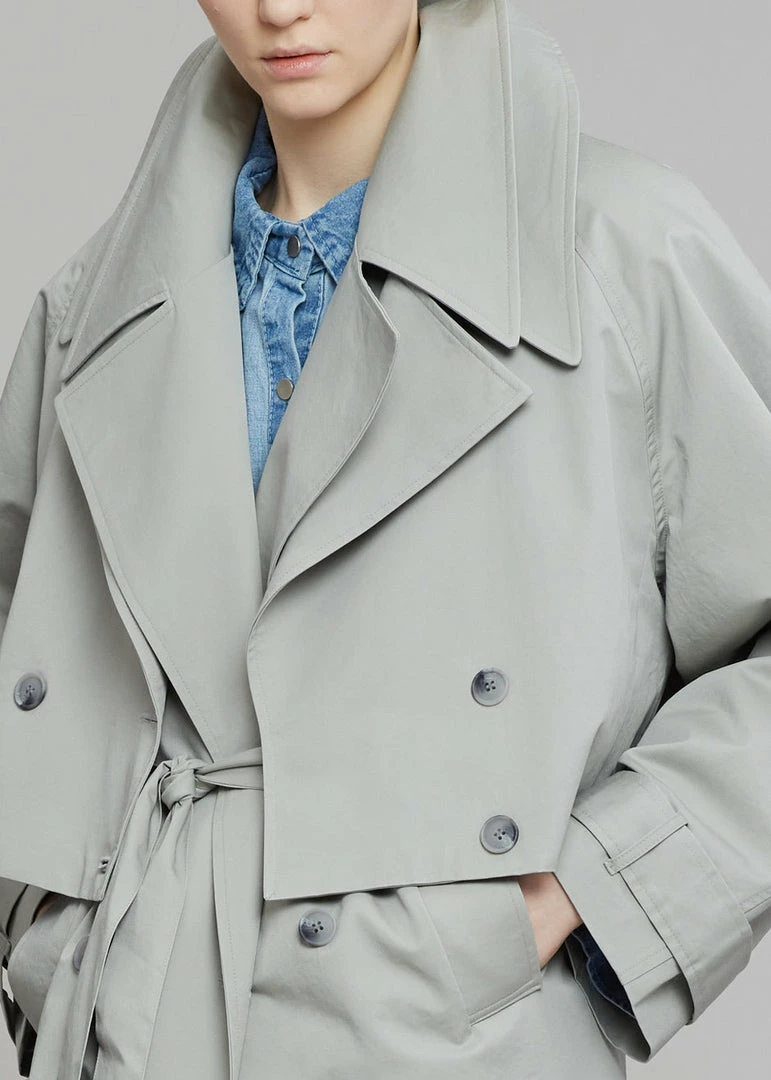 Cheap π The Frankie Shop CLOTHING Nexine Short Jacket - Grey π€© 6 The Frankie Shop CLOTHING Nexine Short Jacket - Grey