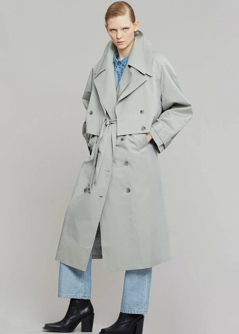 Deals β¨ The Frankie Shop CLOTHING Nexine Sleeveless Trench - Grey π― 4 The Frankie Shop CLOTHING Nexine Sleeveless Trench - Grey