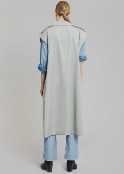 Deals β¨ The Frankie Shop CLOTHING Nexine Sleeveless Trench - Grey π― 26 The Frankie Shop CLOTHING Nexine Sleeveless Trench - Grey