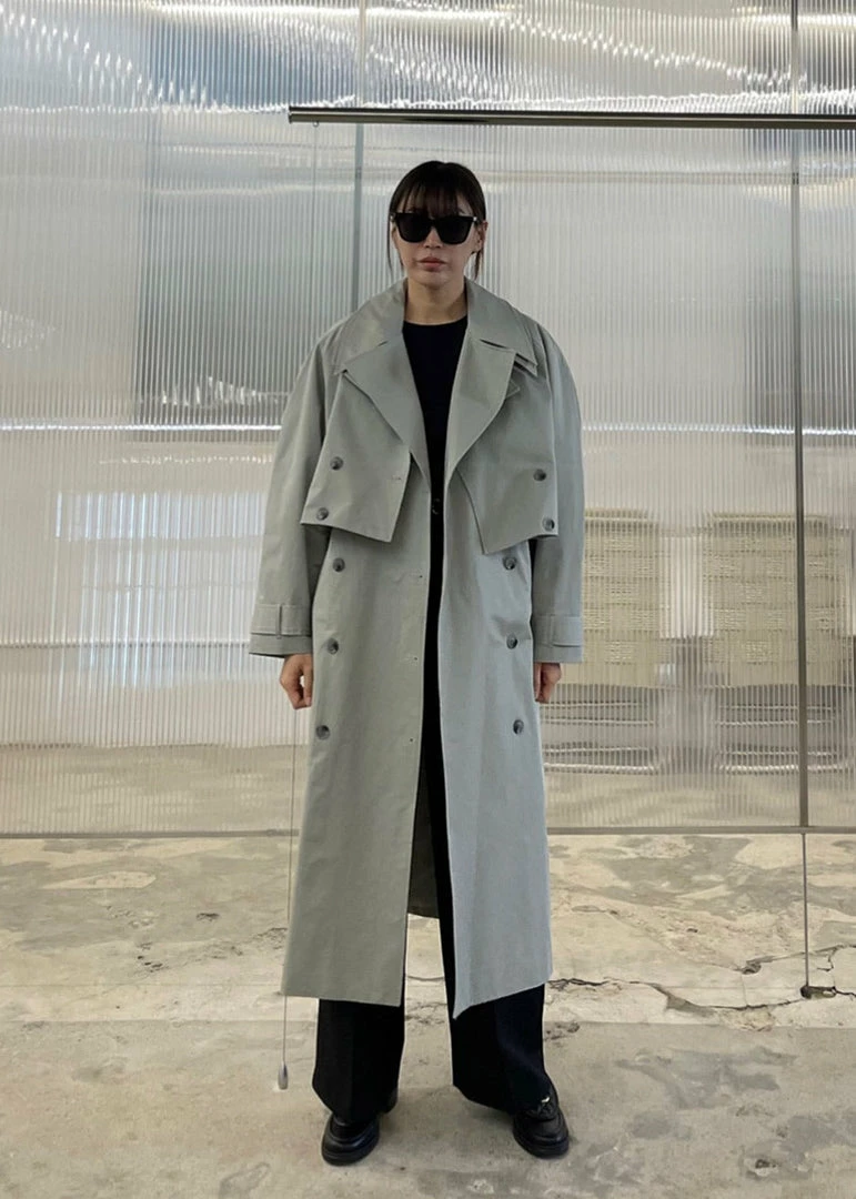 Deals β¨ The Frankie Shop CLOTHING Nexine Sleeveless Trench - Grey π― 7 The Frankie Shop CLOTHING Nexine Sleeveless Trench - Grey