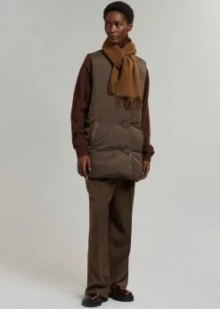 More Than Yesterday Nieves Wool Scarf - Chocolate Men