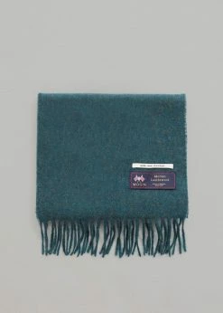 More Than Yesterday Men Nieves Wool Scarf - Deep Teal