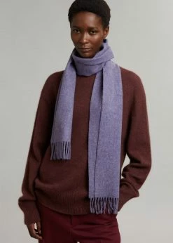 More Than Yesterday Nieves Wool Scarf - Violet Men