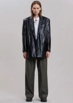 Maimia Ninoska Crinkle Blazer - Black