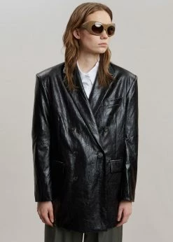 Maimia Ninoska Crinkle Blazer - Black