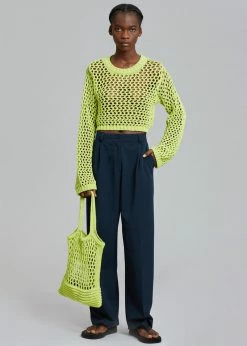 Cafe Noir Niroka Net Tote - Lime