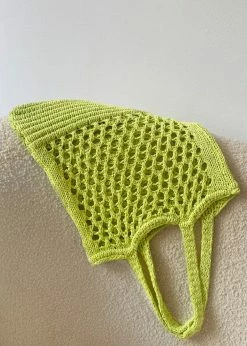 Cafe Noir Niroka Net Tote - Lime