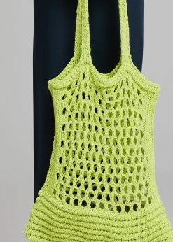 Cafe Noir Niroka Net Tote - Lime