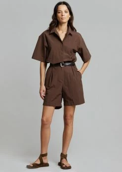 Masof CLOTHING Nix Tailored Jumpsuit - Java