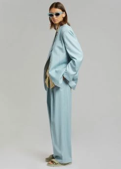 Another Avenue Nuno Thin Stripes Blazer - Sky CLOTHING
