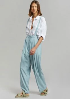 Another Avenue CLOTHING Nuno Thin Stripes Pants - Sky