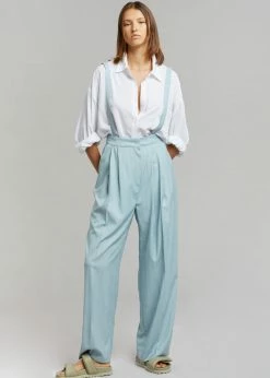 Another Avenue CLOTHING Nuno Thin Stripes Pants - Sky