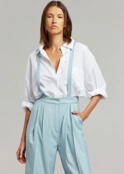 Another Avenue CLOTHING Nuno Thin Stripes Pants - Sky