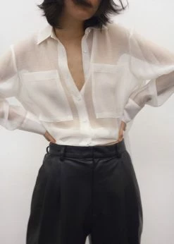 Bar Kier Blouse - Off White CLOTHING