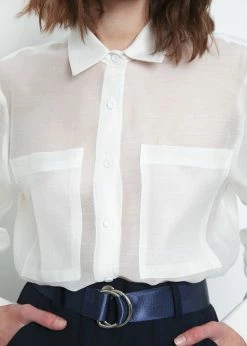 Bar Kier Blouse - Off White CLOTHING