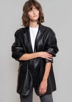 The Frankie Shop Olympia Blazer - Black CLOTHING