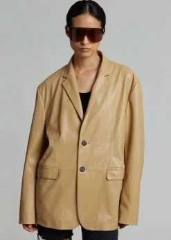 The Frankie Shop Olympia Blazer - Butter CLOTHING