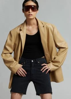 The Frankie Shop Olympia Blazer - Butter CLOTHING