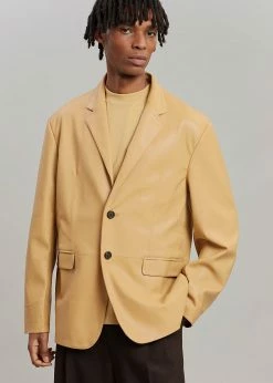 The Frankie Shop Olympia Blazer - Butter CLOTHING