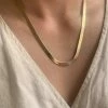 Laura Lombardi Omega Chain Necklace - Gold