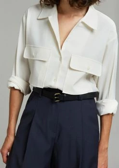 Buy π The Frankie Shop Opal Blouse - Cream CLOTHING π 12 The Frankie Shop Opal Blouse - Cream CLOTHING