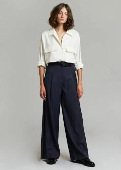 Buy π The Frankie Shop Opal Blouse - Cream CLOTHING π 11 The Frankie Shop Opal Blouse - Cream CLOTHING